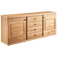 SIDEBOARD  in 188/80/43 cm  - Wildeiche/Anthrazit, Design, Holz/Metall (188/80/43cm) - Venjakob