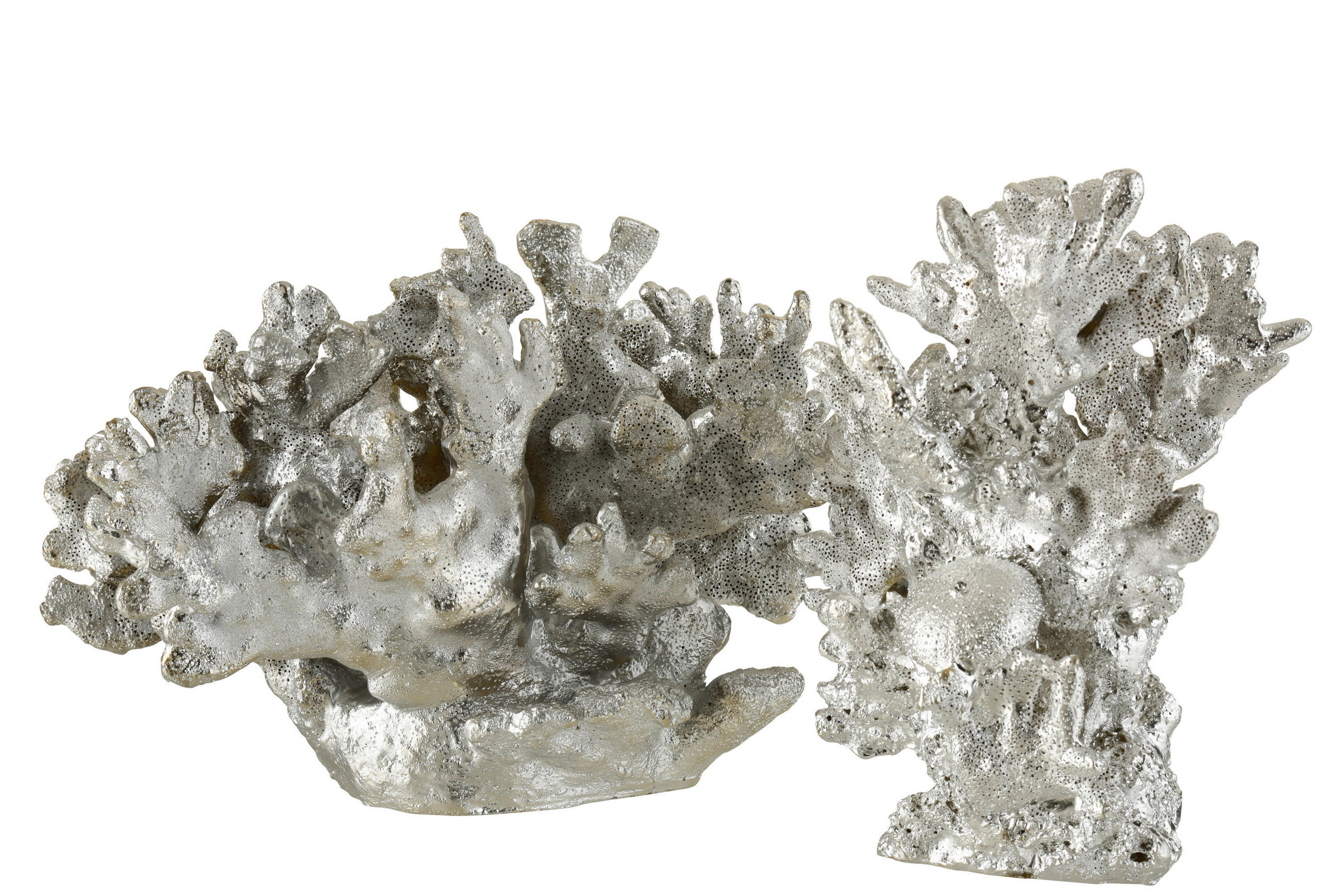 DEKOMUSCHEL - Silberfarben, Basics, Kunststoff (32/24/19,5cm)