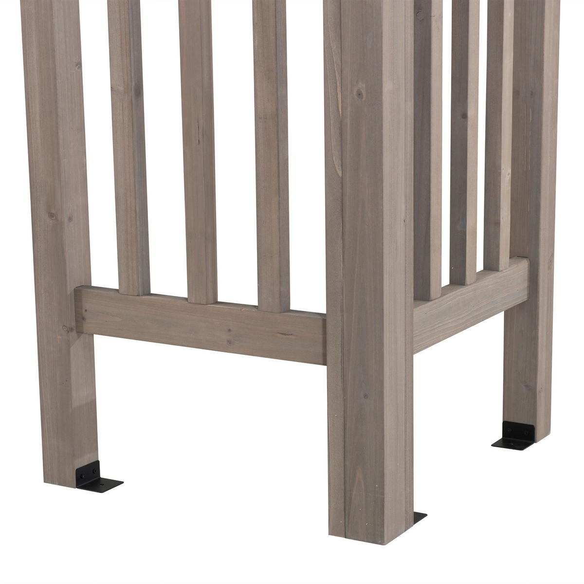 PAVILLON 427/250/305 cm   - Hellgrau/Naturfarben, Basics, Holz/Textil (427/250/305cm)