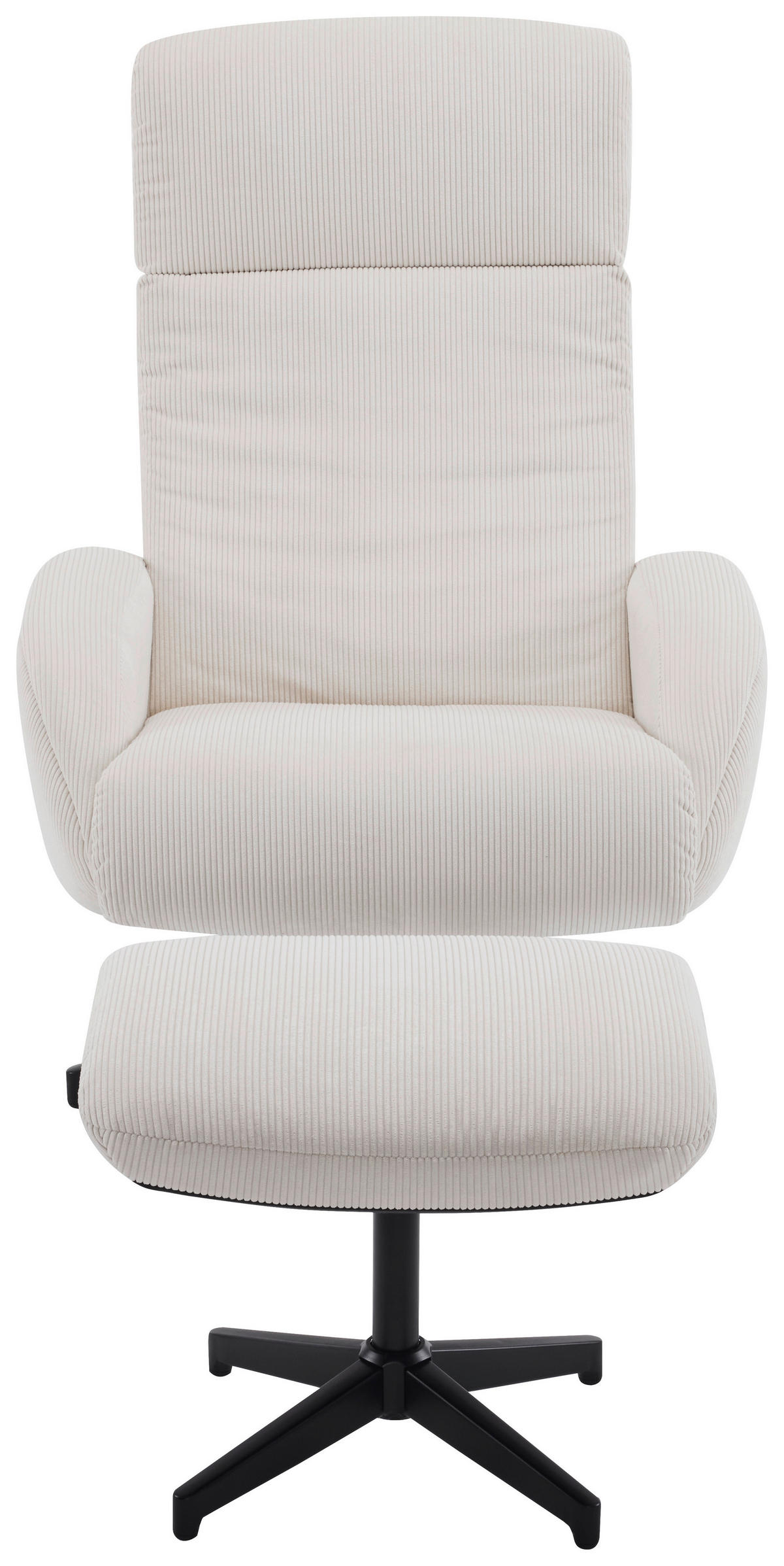 RELAX FOTEL SZETT - bézs/fekete, Design, textil/fém (77/107/75cm) - Xora