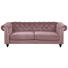 CHESTERFIELD-SOFA in Textil Schwarz, Altrosa - Schwarz/Altrosa, KONVENTIONELL, Holz/Textil (219/88/78cm) - Carryhome CHESTERFIELD-SOFA in Textil Schwarz, Altrosa - Schwarz/Altrosa, KONVENTIONELL, Holz/Textil (219/88/78cm) - Carryhome