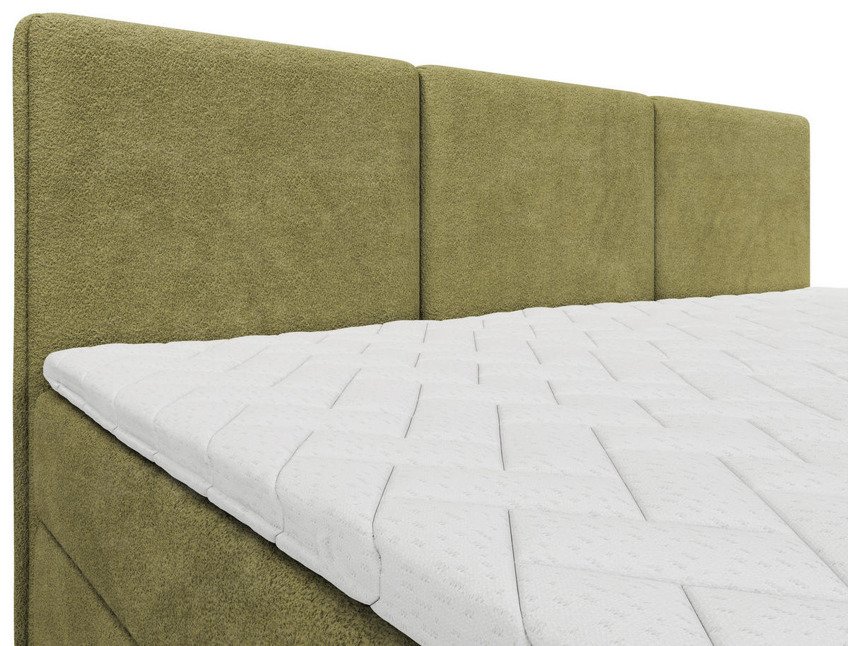 FAMILJESÄNG - grön/svart, Modern, trämaterial/trä (270/200cm) - MID.YOU