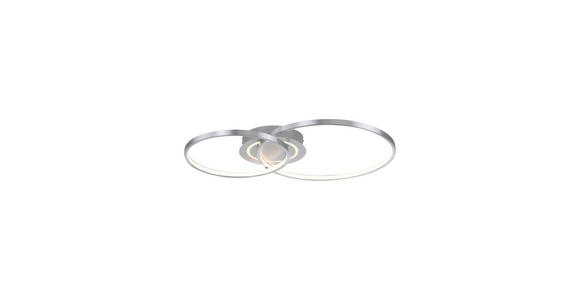 LED-DECKENLEUCHTE 69/55/9 cm - Alufarben, Basics, Kunststoff/Metall (69/55/9cm) - Novel