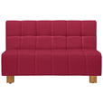 SCHLAFSOFA Juice in Flachgewebe Rot  - Rot/Naturfarben, Design, Holz/Textil (145/92/102cm) - Novel