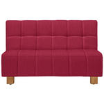 SCHLAFSOFA Juice in Flachgewebe Rot  - Rot/Naturfarben, Design, Holz/Textil (145/92/102cm) - Novel