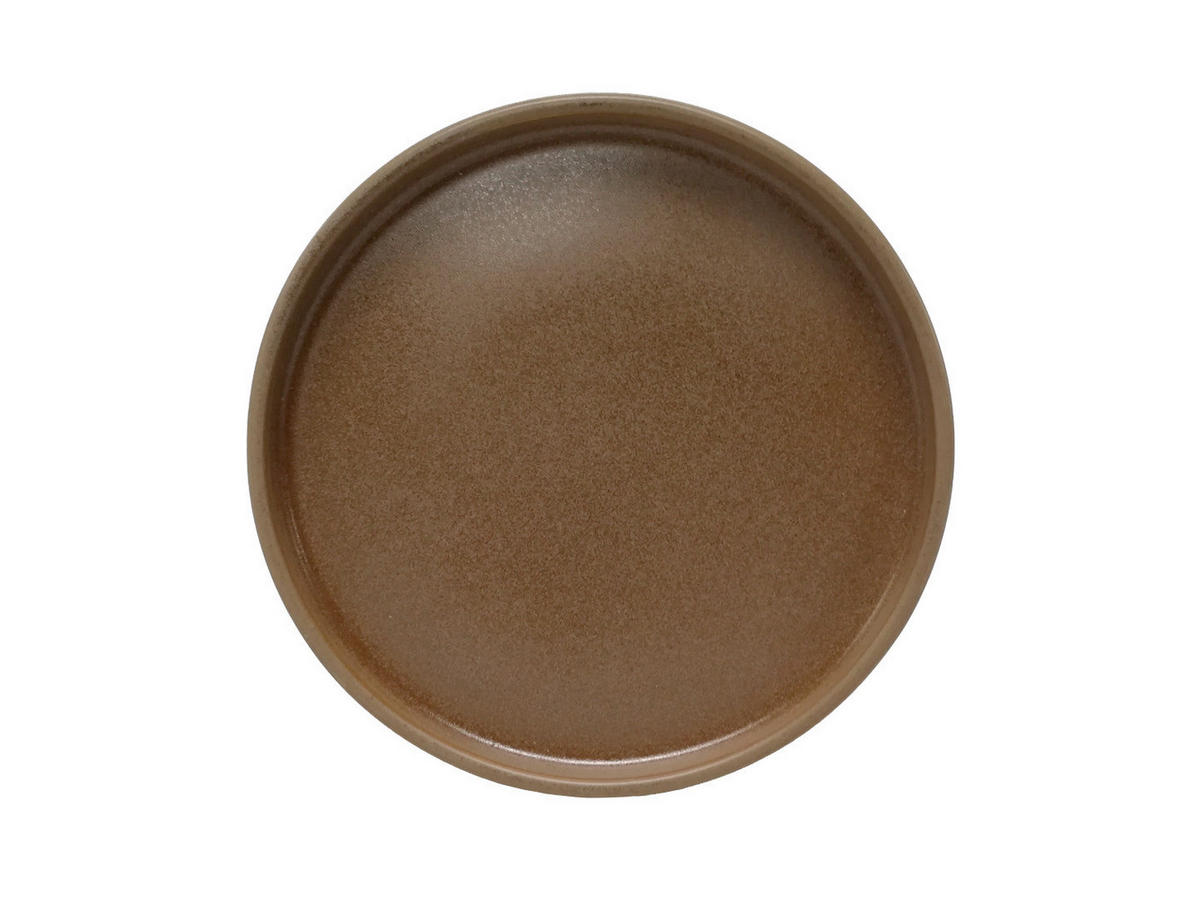 APERITIFTELLER Braun 15 cm Kyoto  - Braun, Trend, Keramik (15cm) - Novel