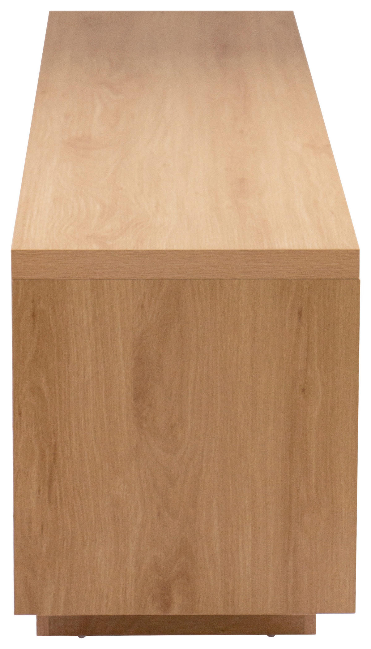 LOWBOARD  in 162/49/40 cm  - Weiß Hochglanz/Eichefarben, KONVENTIONELL, Holzwerkstoff (162/49/40cm) - Xora