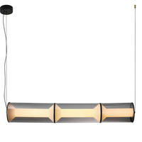 LED-PENDELLEUCHTE  - Schwarz, KONVENTIONELL, Metall (120/93.5/15cm)