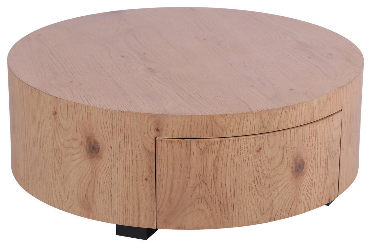 KONFERENČNÝ STOLÍK, farba duba, drevo, kompozitné drevo, 80/30/80 cm - farba duba, Natur, drevo/kompozitné drevo (80/30/80cm) - Stylife