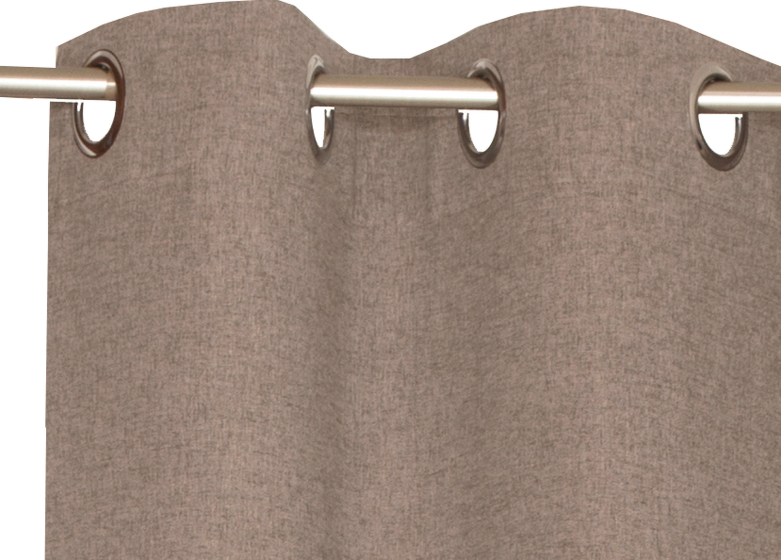 ÖSENSCHAL E-Harp blickdicht 140/250 cm   - Braun, Basics, Textil (140/250cm) - Esprit