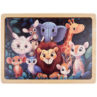 PUZZLE - Multicolor, Trend, Holzwerkstoff (30/22/0,8cm) - My Baby Lou