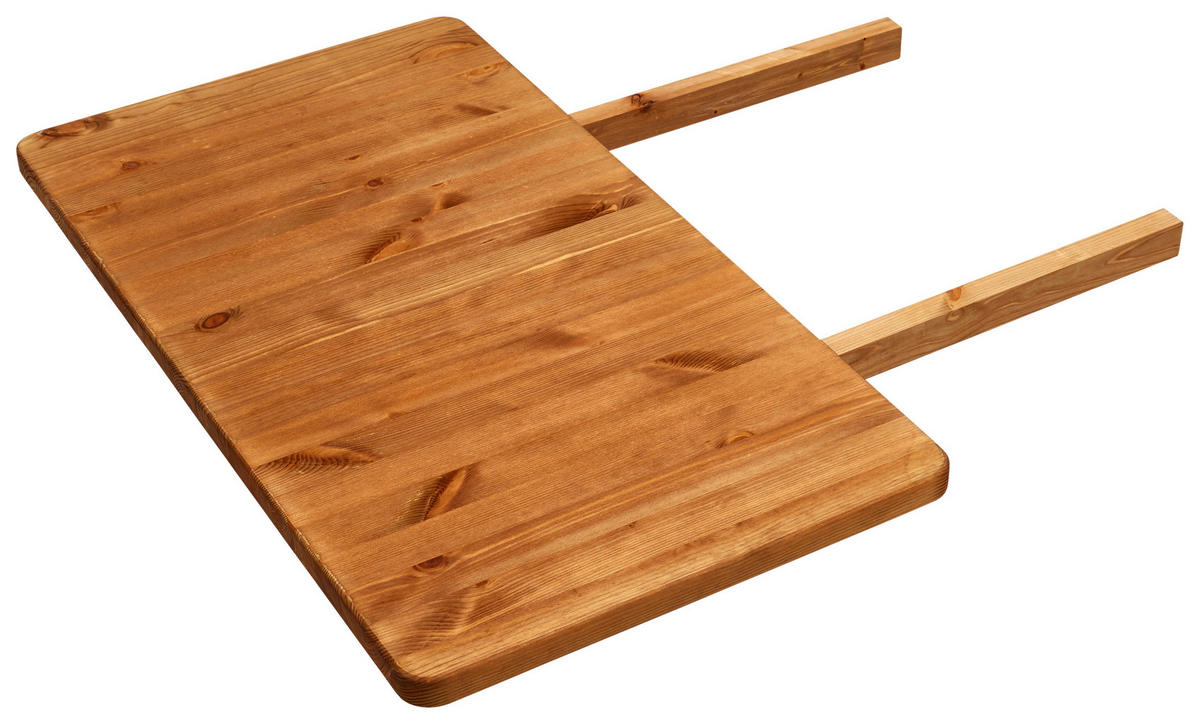 ANSTECKPLATTE Kiefer massiv Bernsteinfarben  - Bernsteinfarben, ROMANTIK / LANDHAUS, Holz (50/90/3cm) - Boxxx
