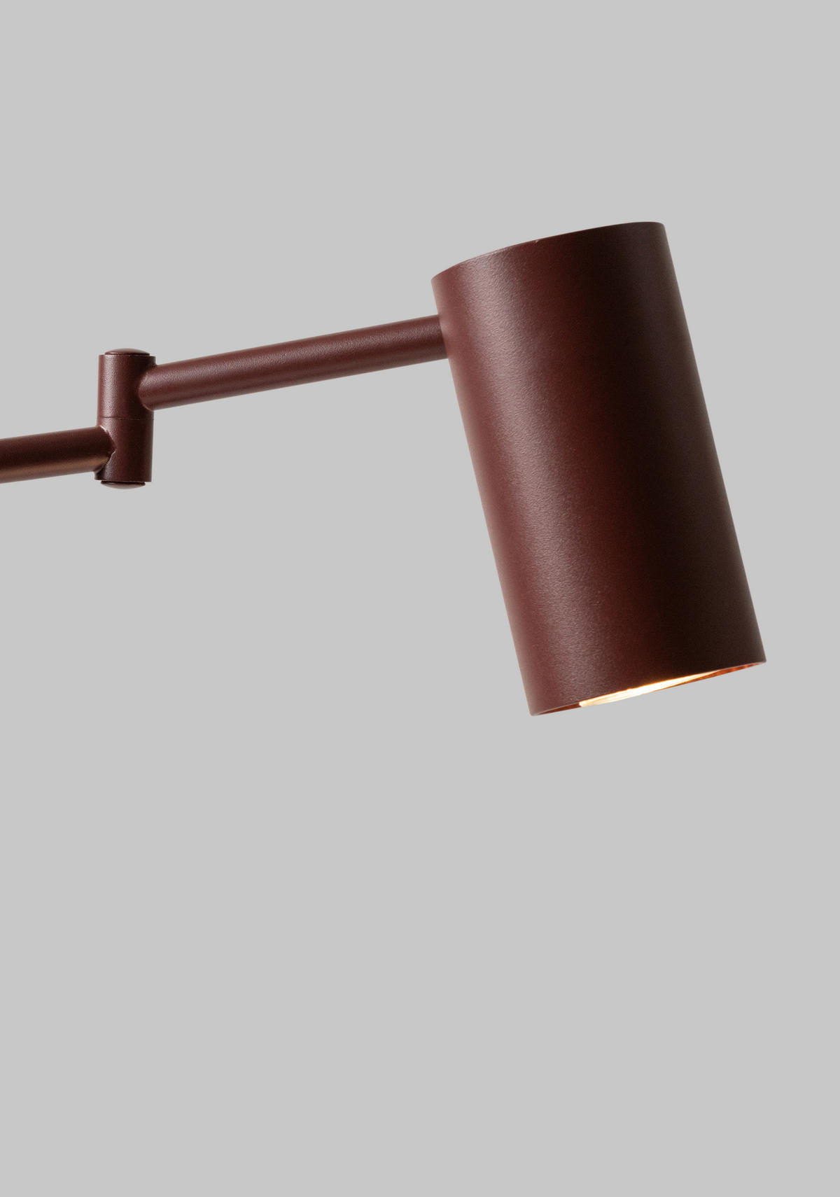 STOLNÍ LAMPA, nástěnný stmívač, GU10, 20/47,5/47,5 cm  - bordeaux, Design, kov (20/47,5/47,5cm) - It's about Romi