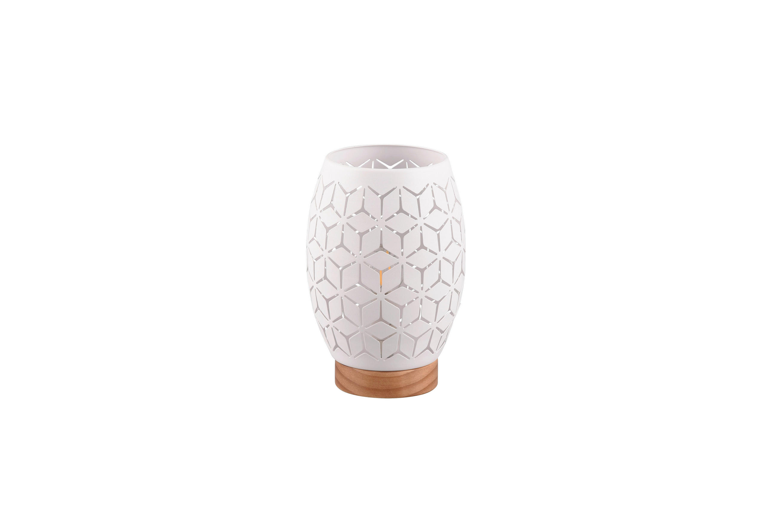BORDSLAMPA Bidar 15/21,5 cm   - vit, Klassisk, metall (15/21,5cm)