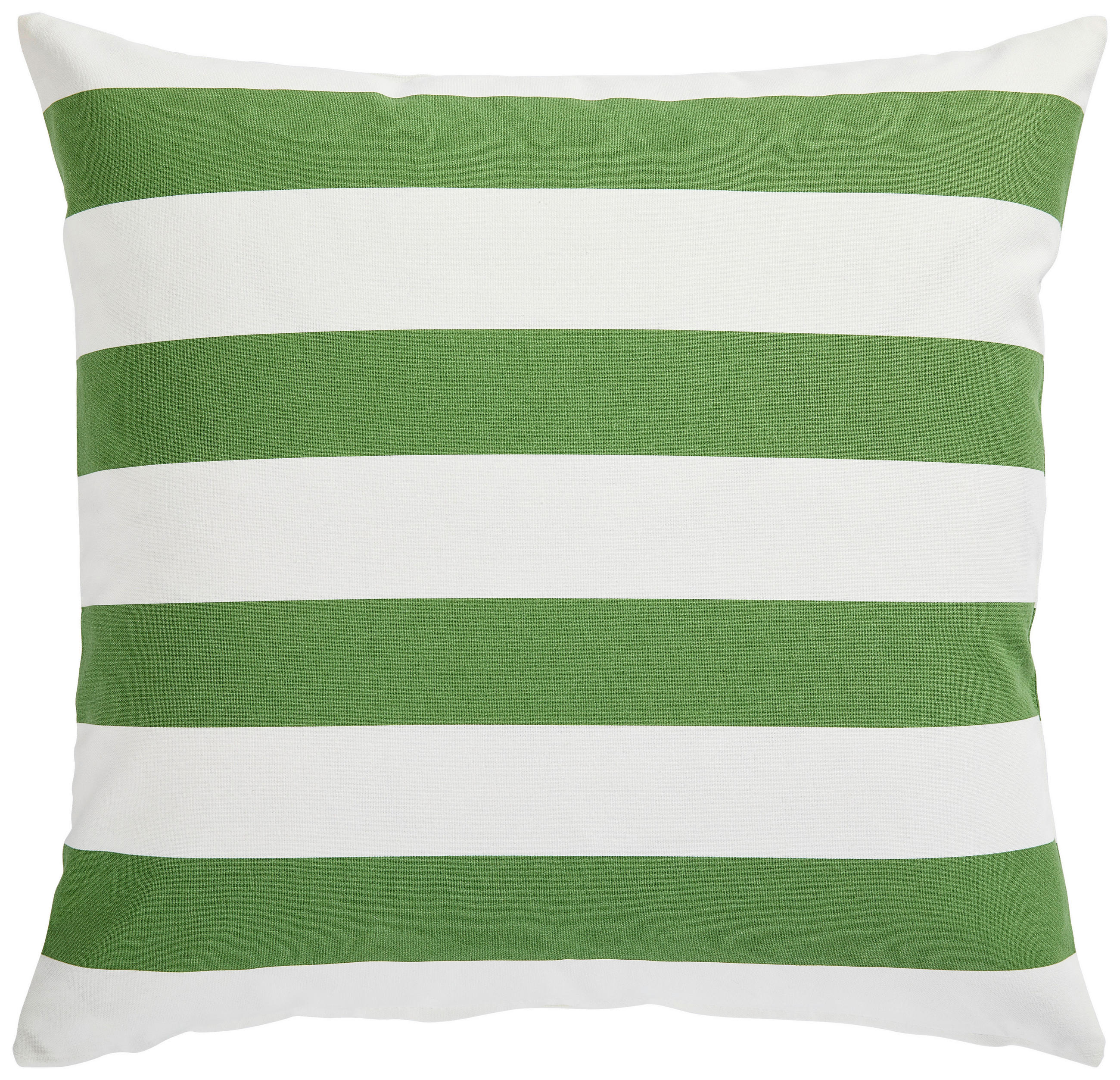 KISSENHÜLLE 48/48 cm  - Weiß/Grün, Textil (48/48cm) - Ambia Garden