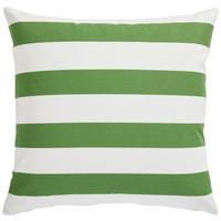 KISSENHÜLLE 48/48 cm  - Weiß/Grün, Textil (48/48cm) - Ambia Garden