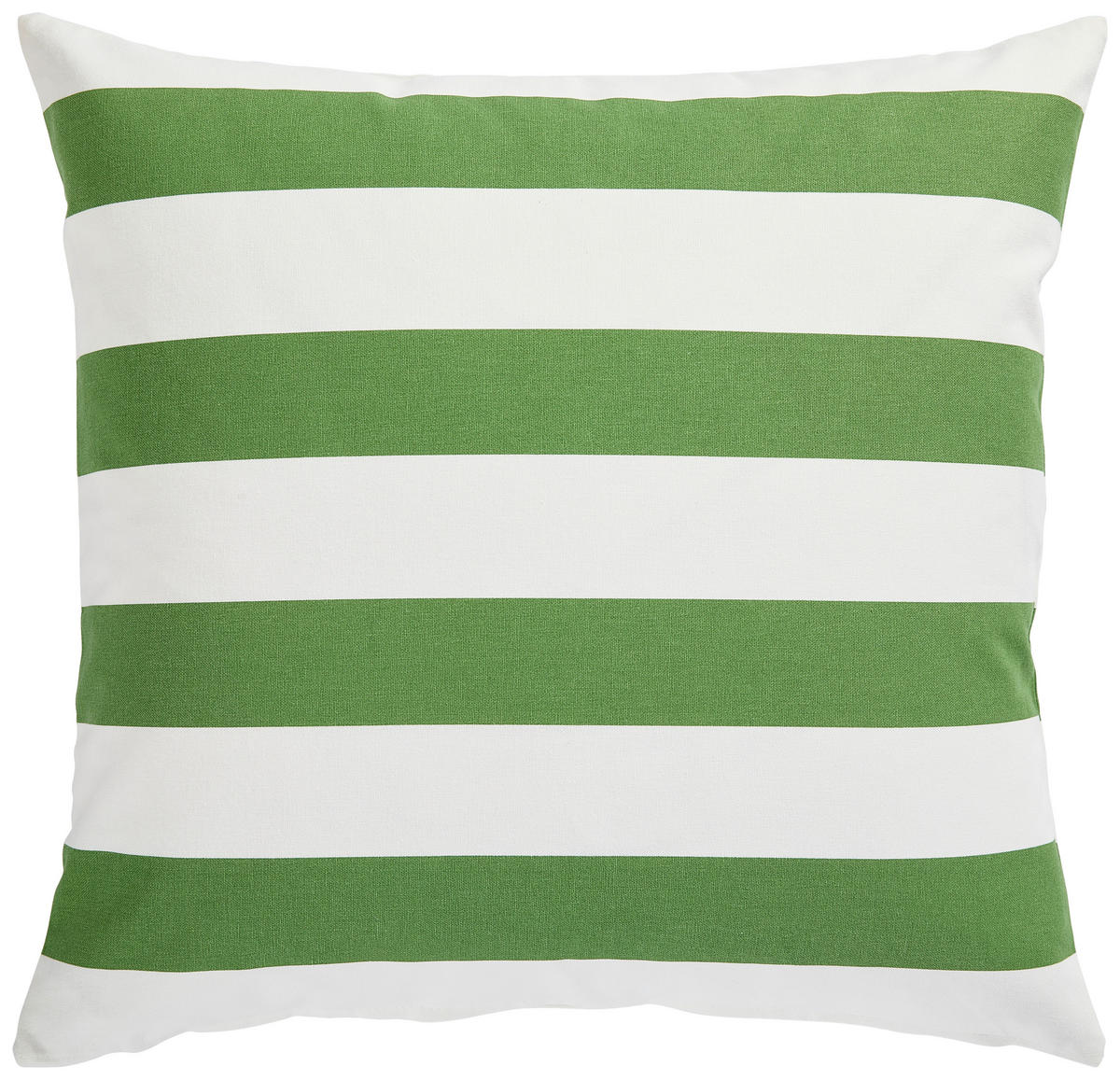 KISSENHÜLLE 48/48 cm  - Weiß/Grün, Textil (48/48cm) - Ambia Garden