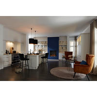 EINBAUKÜCHE PORTO  - Nussbaumfarben/Weiß, Design, Holzwerkstoff - Nolte Küchen