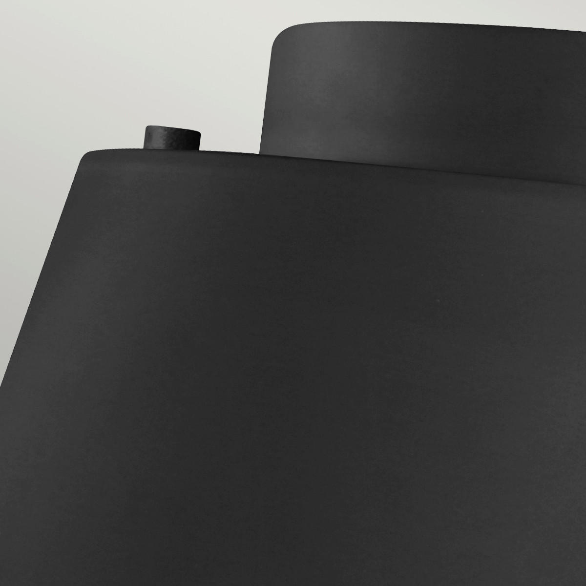 DECKENLEUCHTE  36.8/11.9 cm    - Schwarz, Basics, Glas/Metall (36.8/11.9cm) - Elstead Lighting