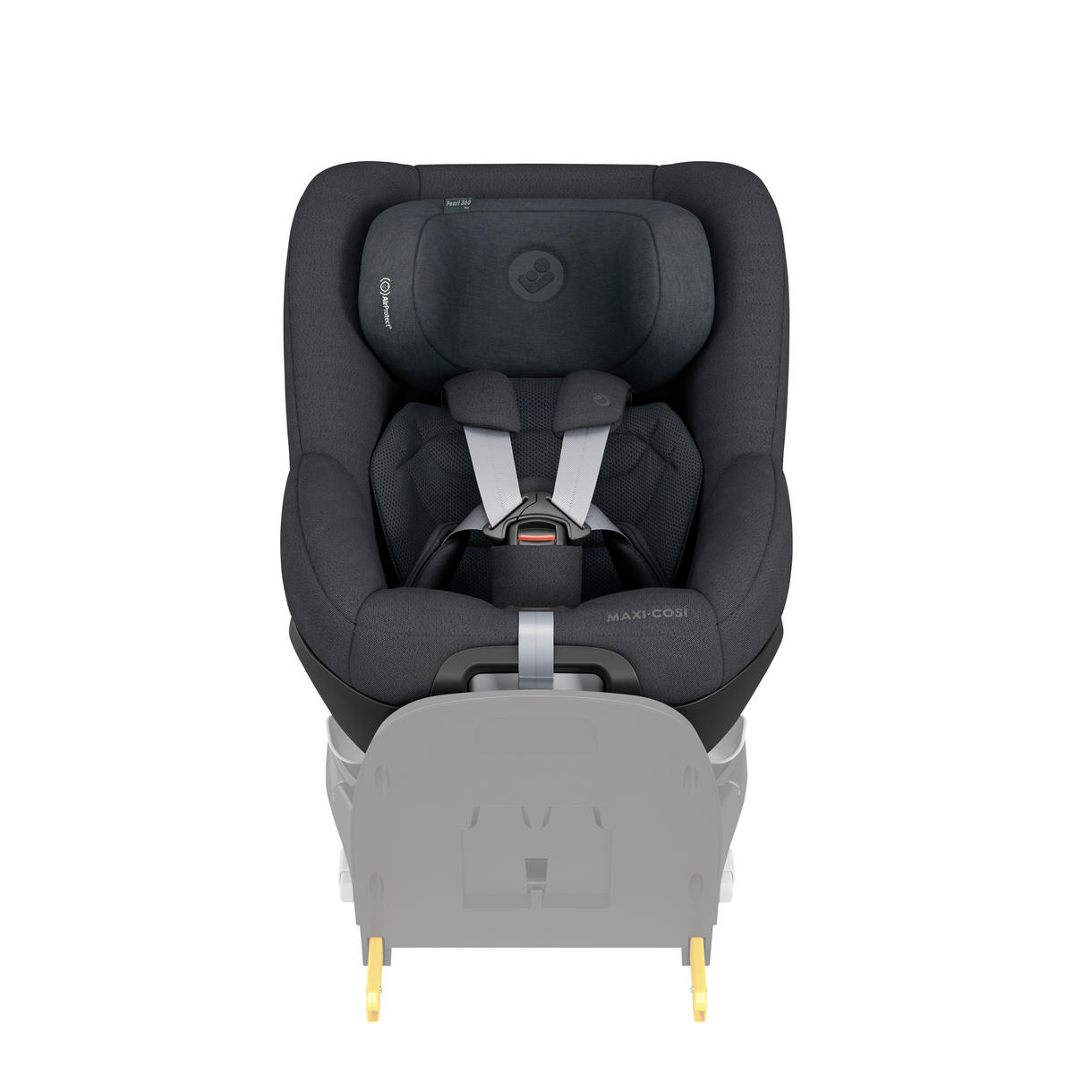 BAKÅTVÄND BILBARNSTOL PEARL 360 PRO  - grafitfärgad, Basics, metall/textil (43,2/49,6/71,4cm) - Maxi Cosi Pro
