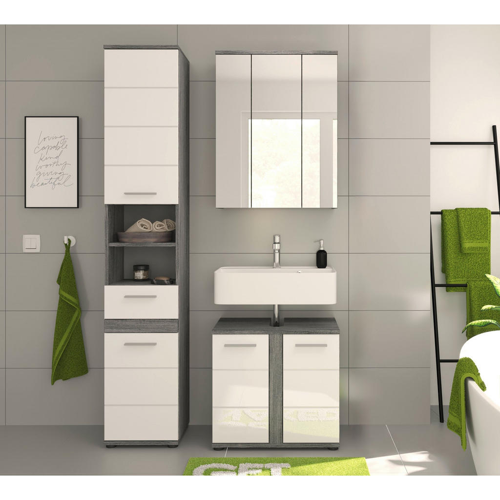 MID.YOU KOUPELNA vysoce lesklá bílá