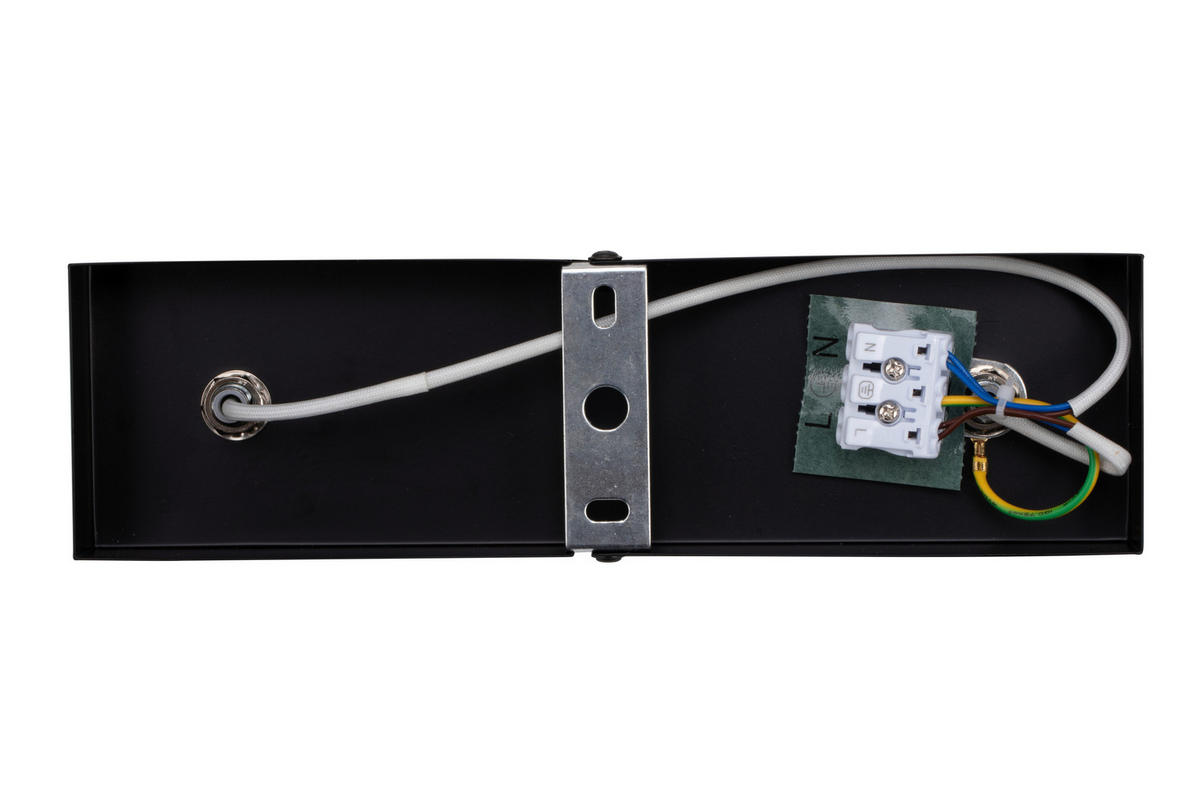 LED-STRAHLER Puk 25/8/10,8 cm   - Schwarz, Design, Metall (25/8/10,8cm) - Novel