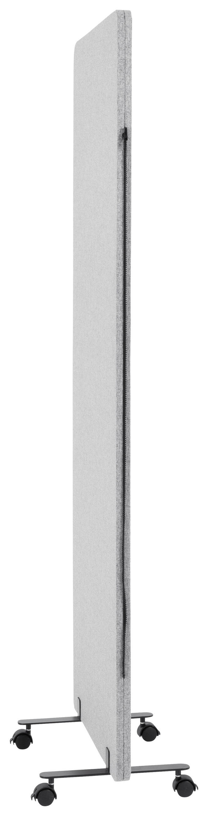 TRENNWAND  in Hellgrau  - Hellgrau, Basics, Kunststoff/Textil (60/177/3cm) - MID.YOU