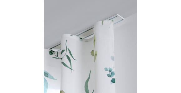 VORHANGSCHIENE - Weiß, Basics, Metall (250cm) - Homeware