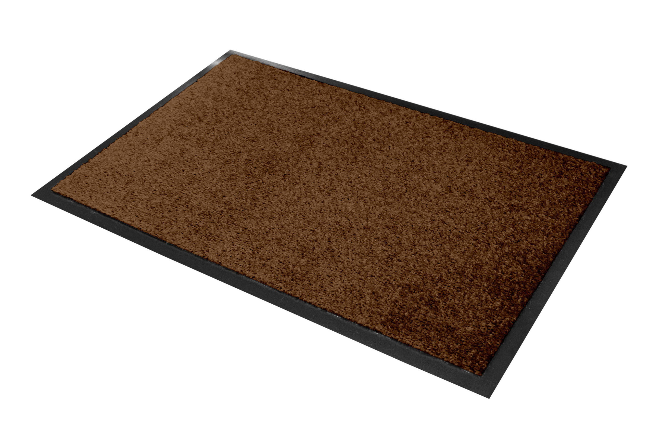 SCHMUTZFANGMATTE - Braun, Basics, Kunststoff/Textil (60/80cm)