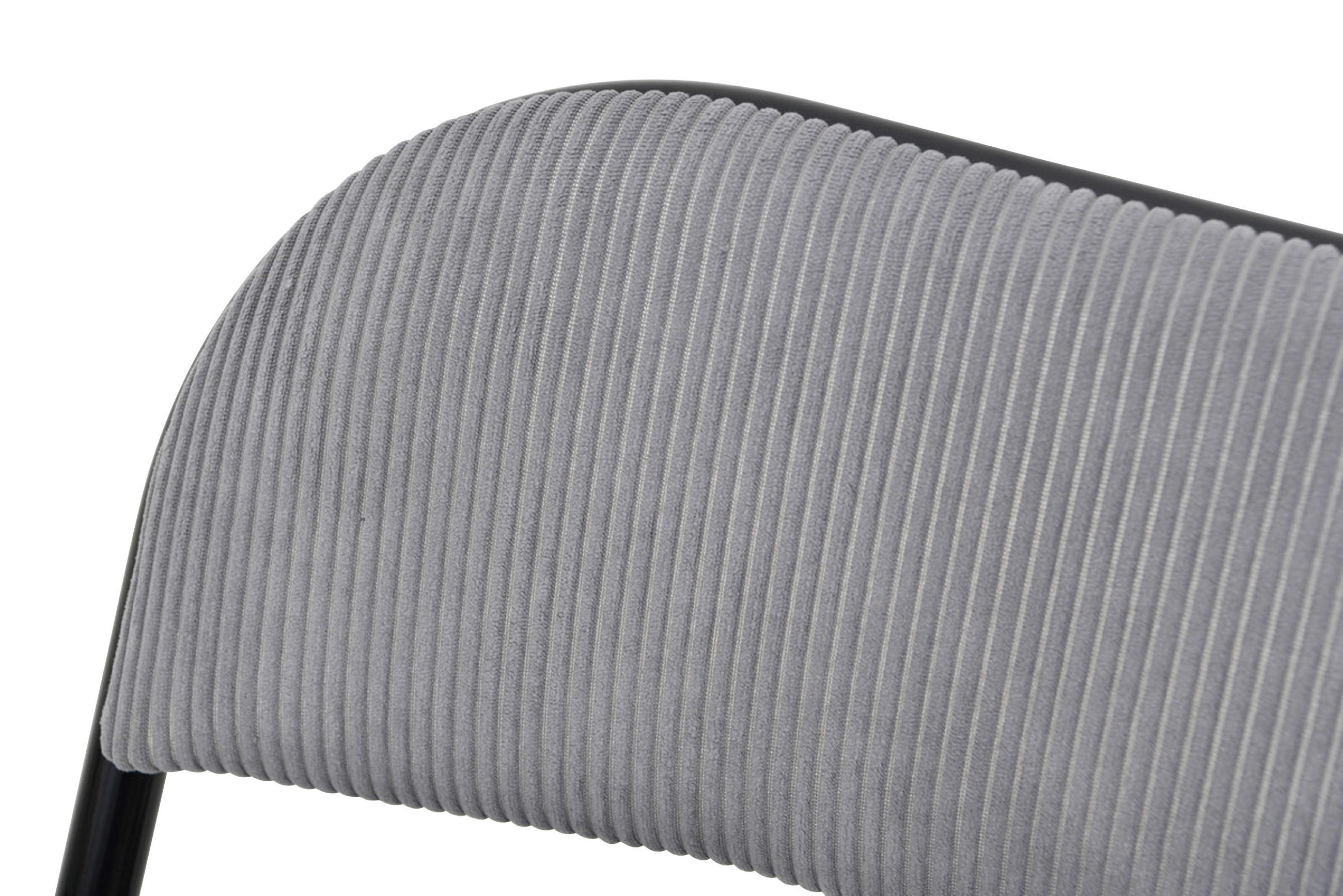 SCAUN PLIABIL in metal, textil gri, negru  - negru/gri, Basics, metal/textil (46,5/79/47cm) - Boxxx