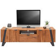 TV-ELEMENT 172,8/52/47 cm  - Eichefarben/Schwarz, Trend, Holz/Metall (172,8/52/47cm) - Landscape