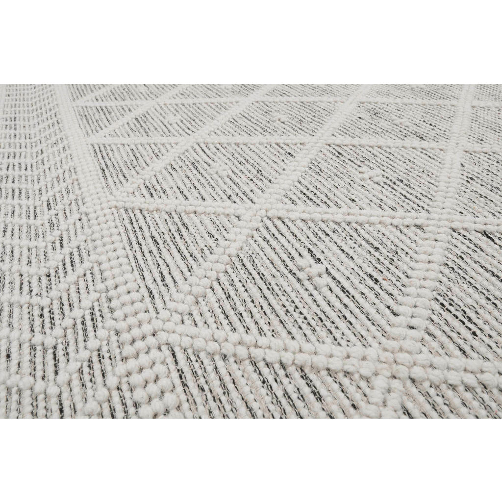 Thumbnail - Esprit Handwebteppich Lia, Dunkelgrau, Ecru, Textil, Boho, rechteckig, 80x150 cm, GoodWeave, für Fußbodenheizung geeigne...