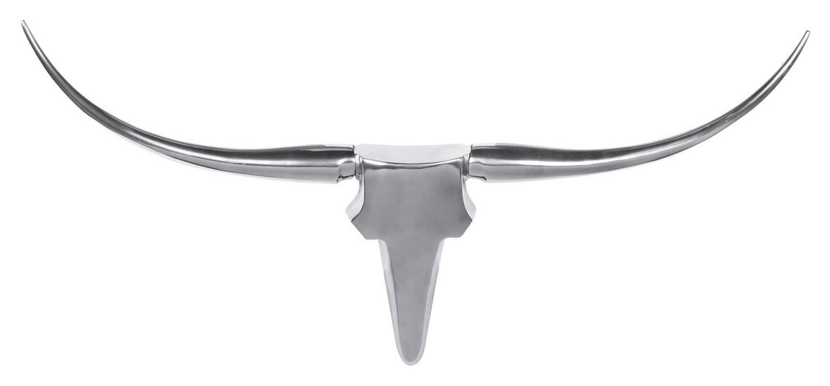 WANDDEKO    - Silberfarben, MODERN, Metall (100/40/6cm) - MID.YOU