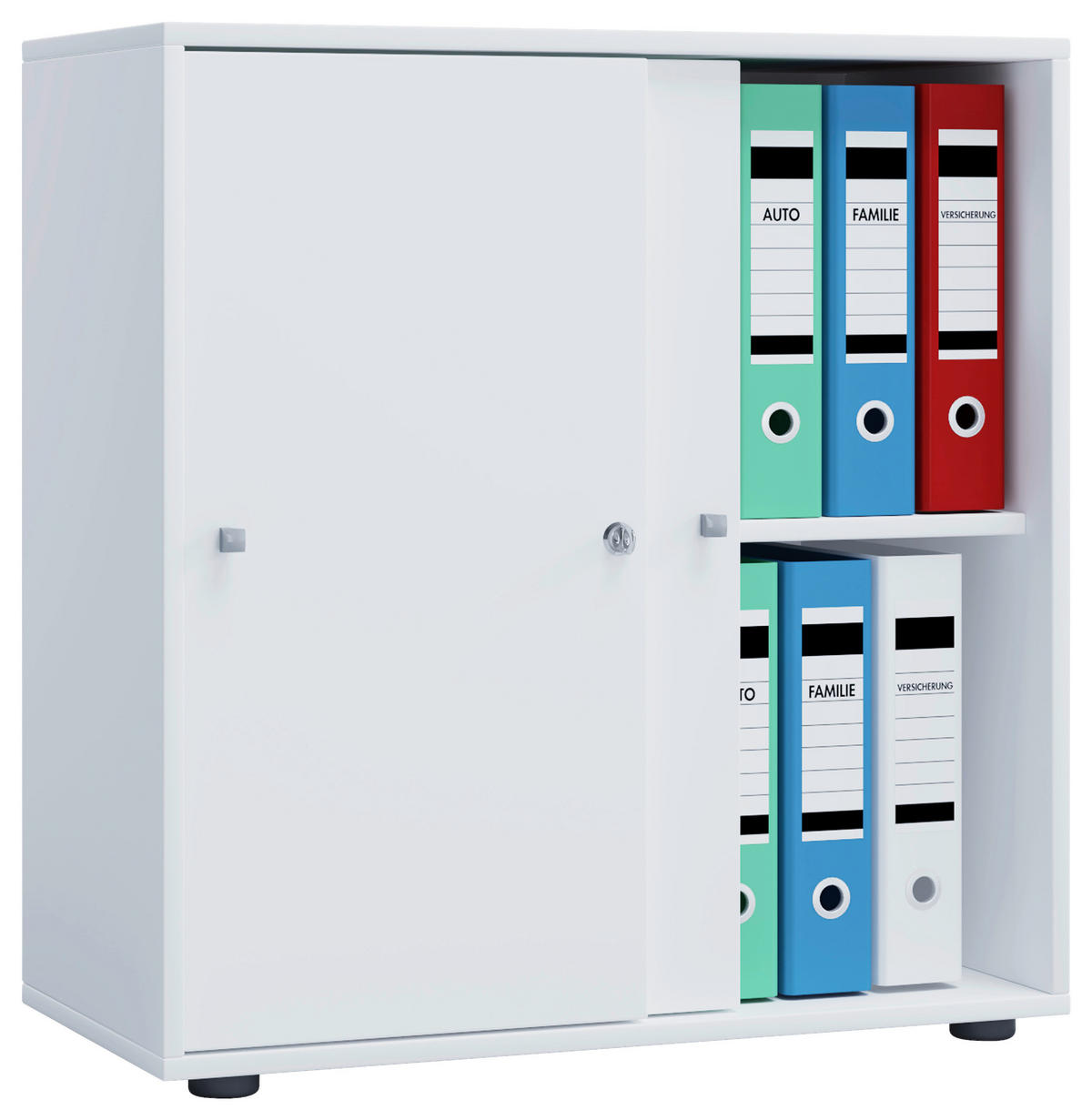 AKTENSCHRANK 70/74/37 cm  - Weiss, Basics, Holzwerkstoff (70/74/37cm) - MID.YOU