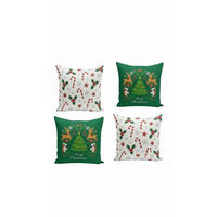 KISSENBEZUG-SET Artfchrst4-74 43/43 cm  - Multicolor, Basics, Textil (43/43cm) - X-Mas