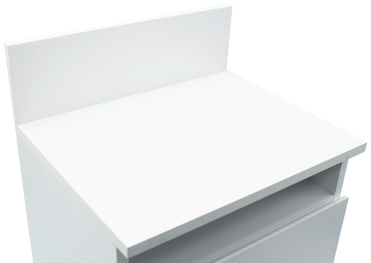 NACHTSCHRANK 39,7/59/32 cm, Weiß,  - Weiß, Basics, Holzwerkstoff (39,7/59/32cm) - Boxxx