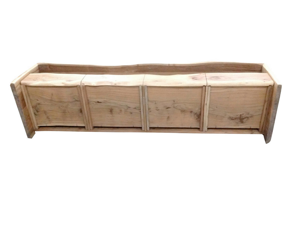 LOWBOARD  190/45/47 cm 4 Schublade(n)  - Naturfarben, Design, Holz (190/45/47cm) - MID.YOU
