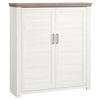 HIGHBOARD  in 129,3/142,6/42,2 cm  - Eichefarben/Weiß, Design, Holzwerkstoff/Metall (129,3/142,6/42,2cm) - SetOne by Musterring