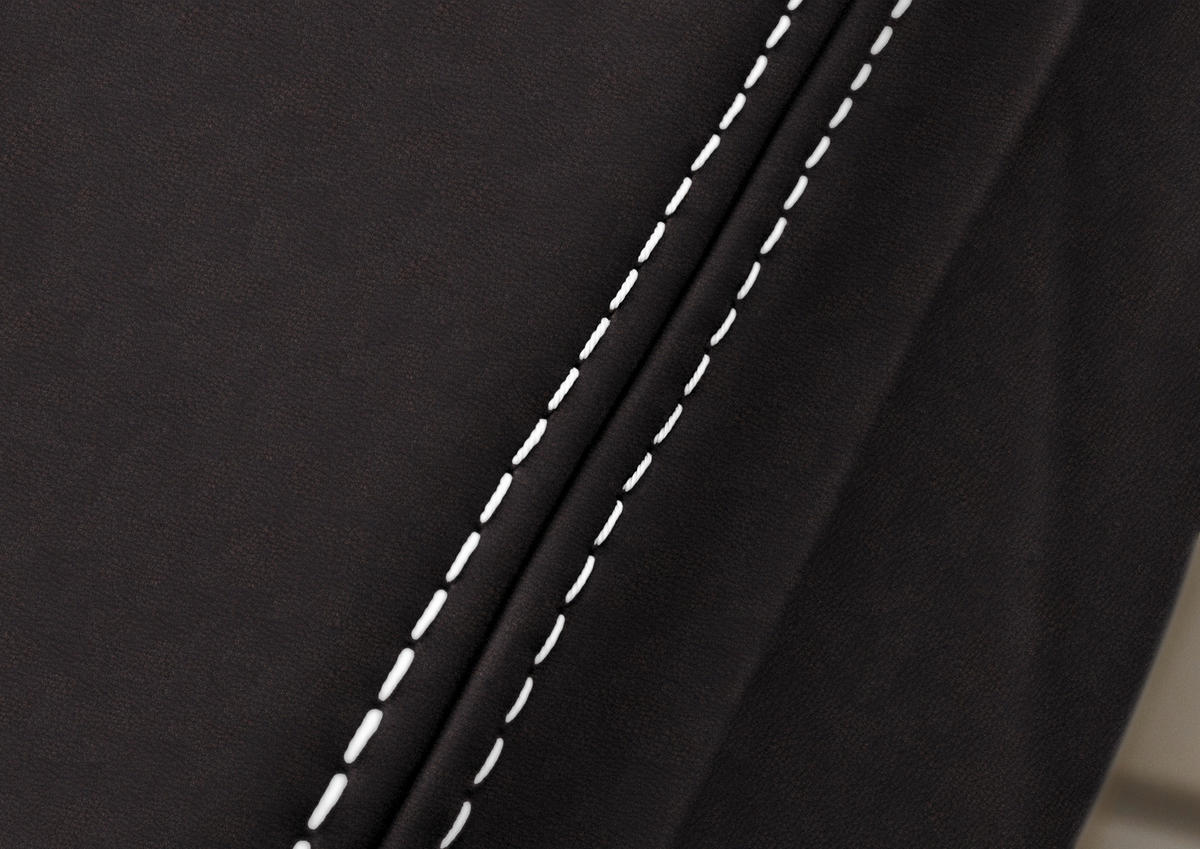 ECKSOFA  in Echtleder Dunkelbraun  274/235 cm  - Eichefarben/Dunkelbraun, KONVENTIONELL, Leder/Holzwerkstoff (274/235cm) - Beldomo Premium