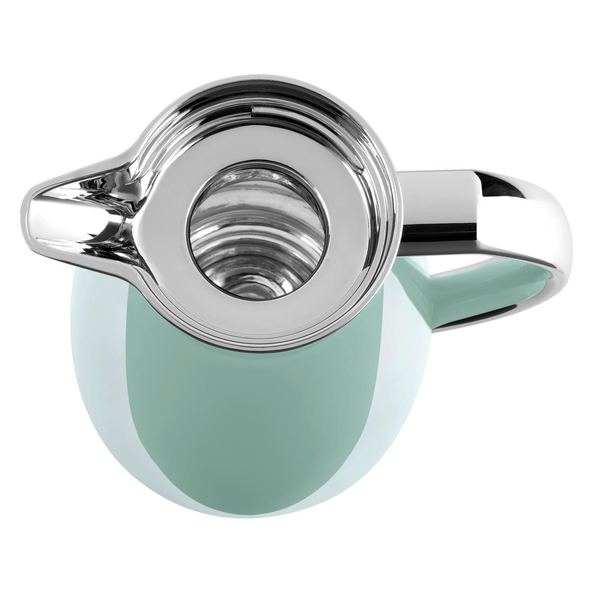 ISOLIERKANNE CAMPO 1,0 L  - Pastellgrün/Mintgrün, Basics, Metall (15/15/25,5cm) - Emsa