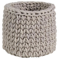 AUFBEWAHRUNGSKÖRBCHEN  18/18 cm    - Grau, Basics, Textil (18/18cm) - Patinio