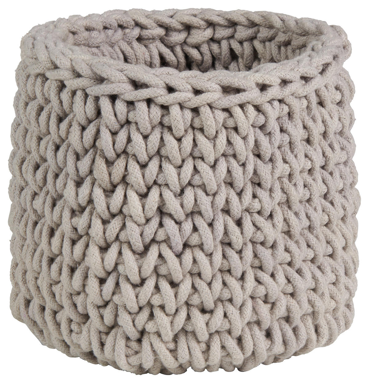 AUFBEWAHRUNGSKÖRBCHEN  18/18 cm    - Grau, Basics, Textil (18/18cm) - Patinio