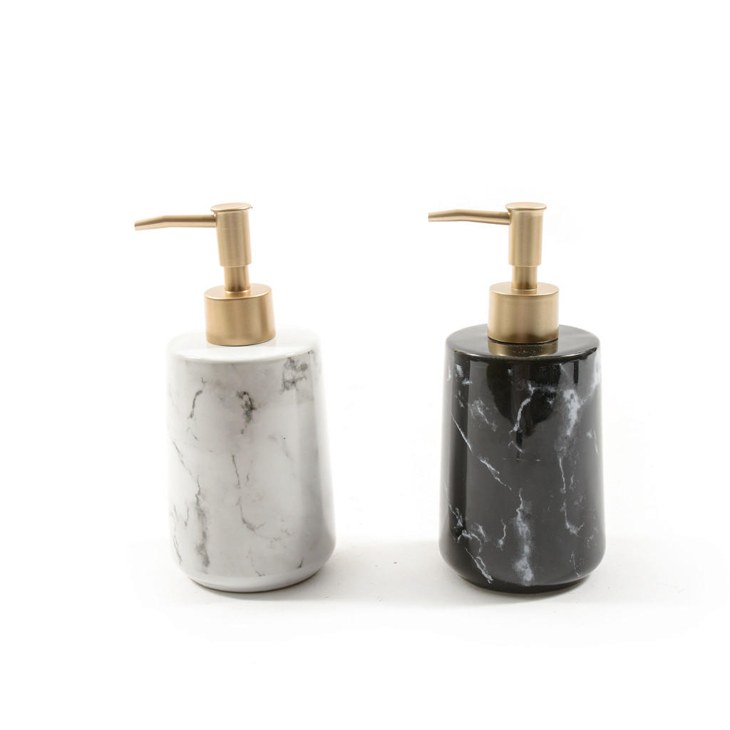 DOZIRNIK ZA MILO - črna/bela, Konvencionalno, umetna masa/keramika (8/17,5cm) - Homeware