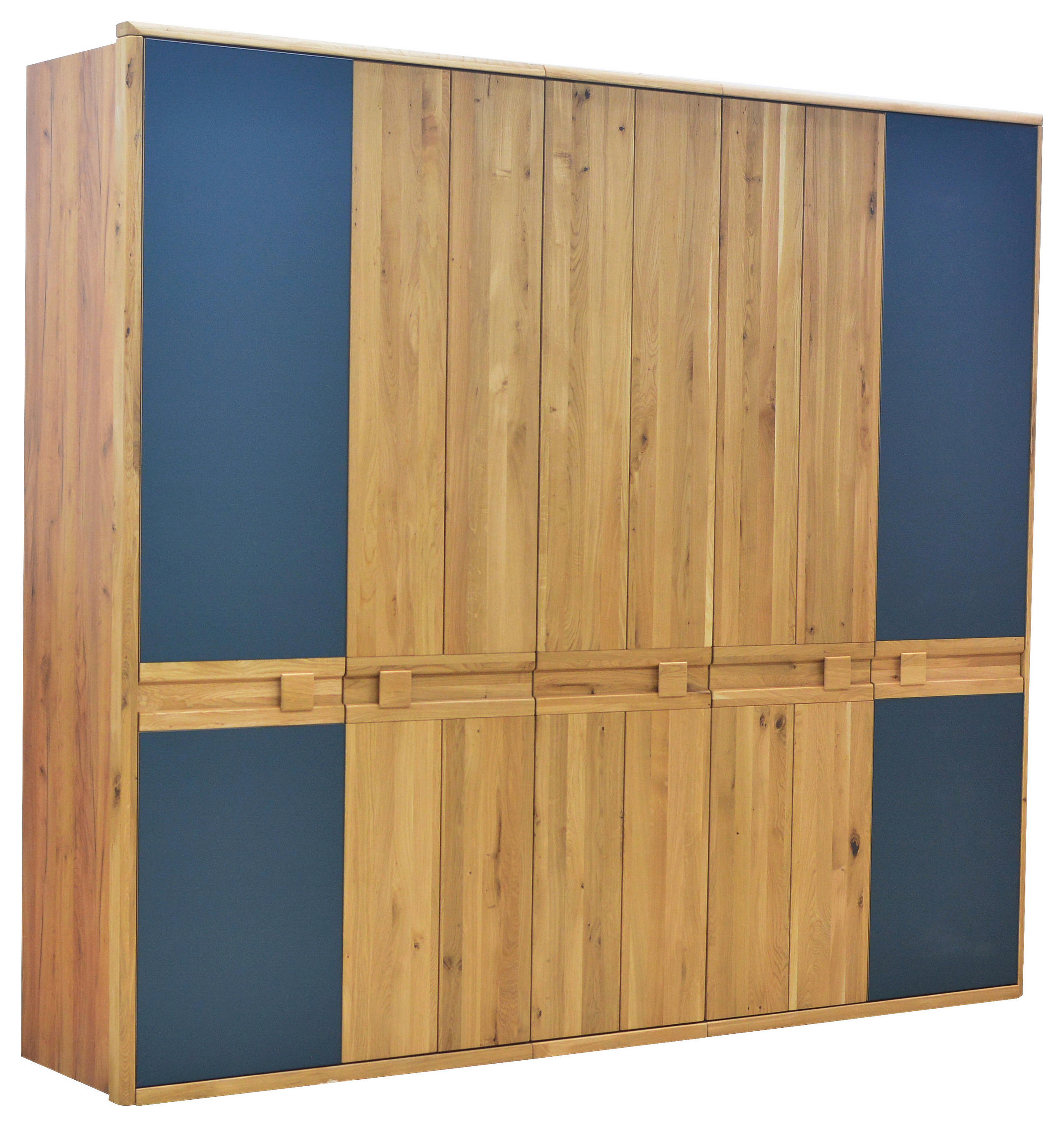 ŠATNÍ SKŘÍŇ, divoký dub, dub artisan, divoký dub, 256,8/225/58 cm - divoký dub/antracitová, Konvenční, dřevo/kompozitní dřevo (256,8/225/58cm) - Linea Natura