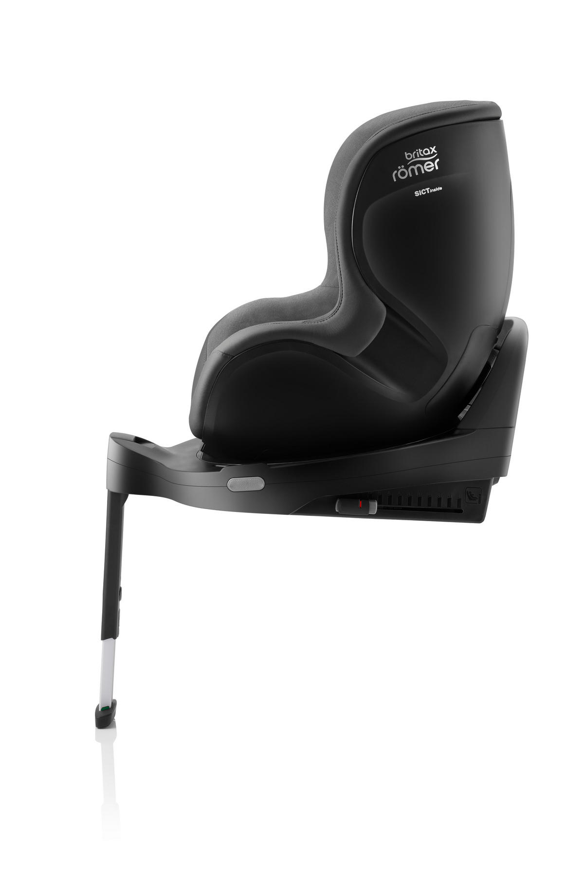 REBOARDER-KINDERSITZ Dualfix Pro M  - Dunkelgrau/Grau, Basics, Kunststoff/Textil (44/48/74cm) - Britax Römer