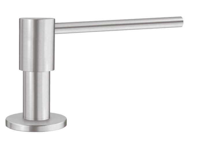 SPÜLMITTELSPENDER  - Edelstahlfarben, Basics, Metall (4,5/8/12,7cm) - Blanco