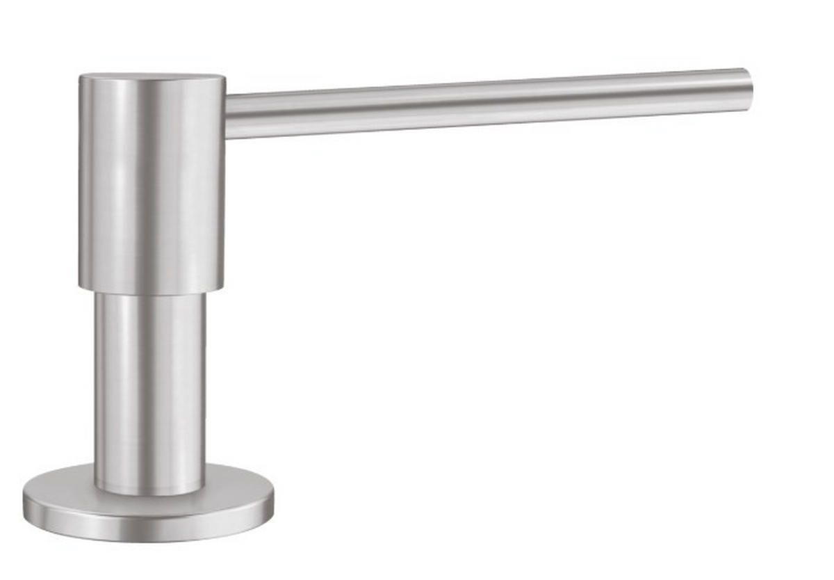 SPÜLMITTELSPENDER  - Edelstahlfarben, Basics, Metall (4,5/8/12,7cm) - Blanco