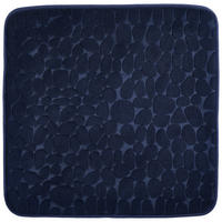 BADEMATTE Blau 60/60 cm  - Blau, Trend, Kunststoff/Textil (60/60cm) - Esposa