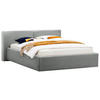 POLSTERBETT 140/200 cm  in Grau  - Grau, Basics, Textil (140/200cm) - Boxxx