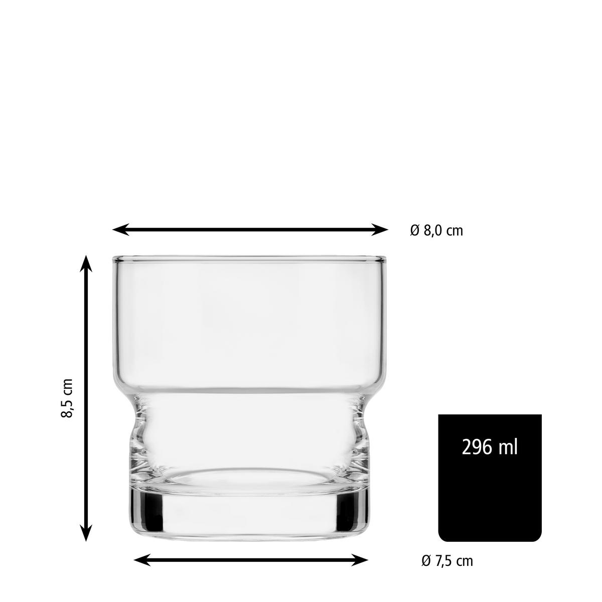 GLÄSERSET NEWTON  12-teilig  - Klar, Basics, Glas (8/8,5cm)